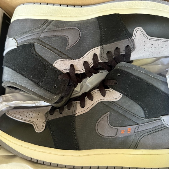 Jordan Black and Gray High-Top Sneakers - Picture 1 of 5